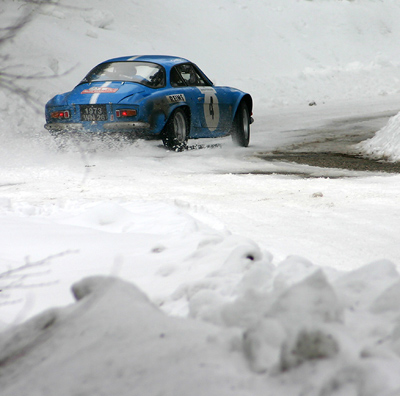 Cette éditon 2009 n'a pas dérogé à la règle : un Monte Carlo, c'est avec de la neige !